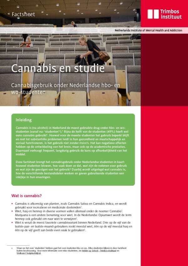 Cannabis en studie