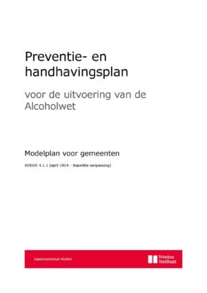 Preventie- en handhavingsplan voor de uitvoering van de Alcoholwet