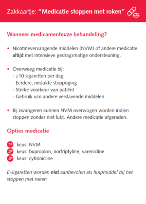 zakkaartje stoppen met roken