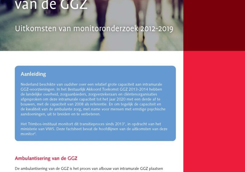 Ambulantisering van de GGZ